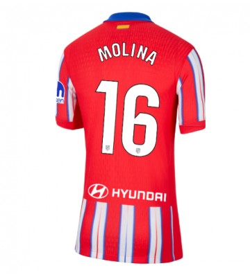 Atletico Madrid Nahuel Molina #16 Replika Hjemmebanetrøje Dame 2024-25 Kortærmet